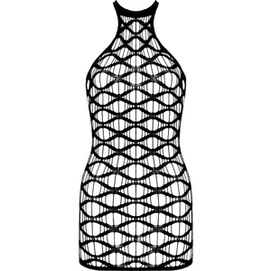 Rochie Plasa Cu Thong Inclus Negru Rochie Scurta Umeri Goi Negru