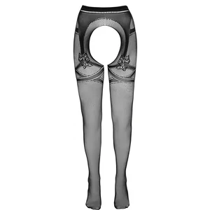 Dresuri Decupate Cu Portjartier Integrat Negru L-xl