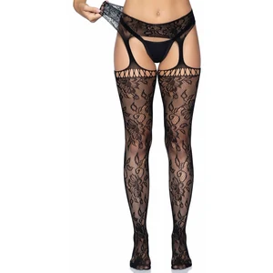 Dresuri Leg Avenue Lace Atlanta Negru XS-L