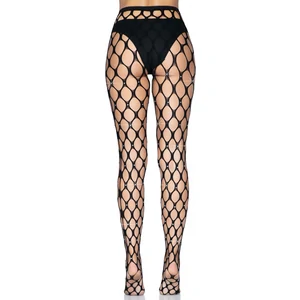 Dresuri Leg Avenue Rhinestone Net Tights Negru XS-L