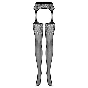 Dresuri Sexy Portjartier Negru Cu Motive Florale