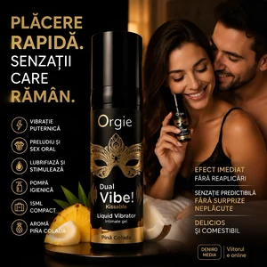 Dual Vibe Pina Colada Kissable Liquid Vibrator
