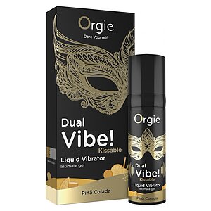 Dual Vibe Pina Colada Kissable Liquid Vibrator pe Denysa.ro