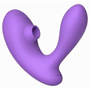 DuoVibe I Vibrator Air Punctul G Mov 9+9 Moduri, Reîncărcabil