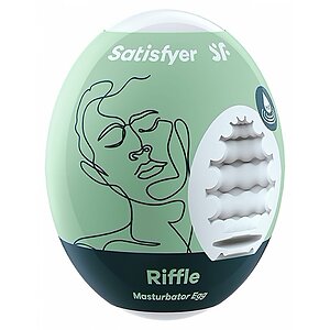 Masturbator Egg Riffle Verde Satisfyer