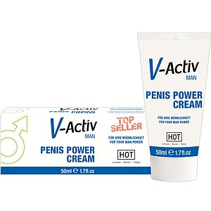 Erectie Puternica Erectie Prelungita Crema V-Activ Penis Power 50ml