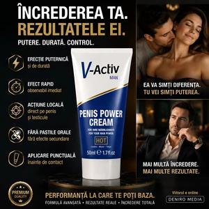Erecție Prelungită Cremă V-Activ Penis Power 50ml