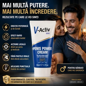 Erecție Prelungită Cremă V-Activ Penis Power 50ml