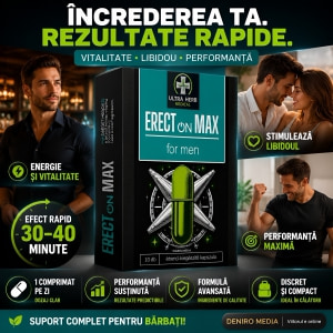 ErectOn Max 10 Comprimate Pentru Vitalitate