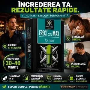 ErectOn Max 10 Comprimate Pentru Vitalitate