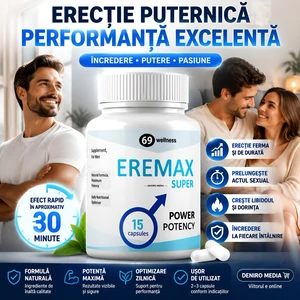 Eremax Pastile Erecție 15 capsule