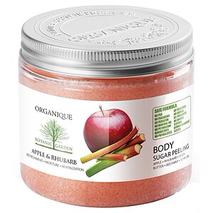 Exfoliant corp măr și rubarbă, Organique, pe Denysa.ro
