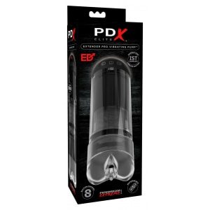 Extender Vibrating Penis Pump Transparent