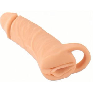 Extensie 2în1 Nature Skin MEDIUM +3 cm, TPE pe Denysa.ro