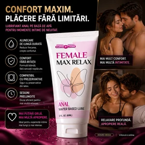 Female Max Relax Water Based Anal Lubricant 60ml