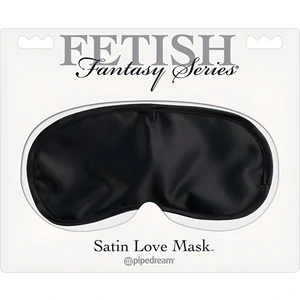 Fetish Satin Love Mask Negru