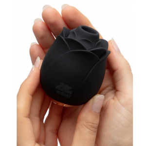 Fifty Shades Of Grey Hearts Flowers Stimulator 6 Viteze Negru