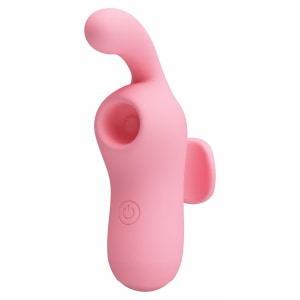 Finger Magic Fairy Suctor Clitoral Purtabil 10+10 Moduri Roz pe Denysa.ro