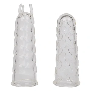 Mansoane Pentru Degete Erotice Transparent Set