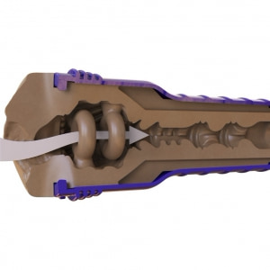 Fleshlight Boost Dark – Turbo Tech, Interior Texturat Maro