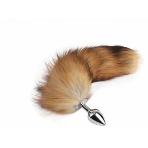 Plug Anal Aluminiu cu Coadă Blăniță 43 cm Fluffy Fox Argintiu Plug Anal Aluminiu cu Coadă Blăniță 43 cm Fluffy Fox Argintiu pe Denysa.ro
