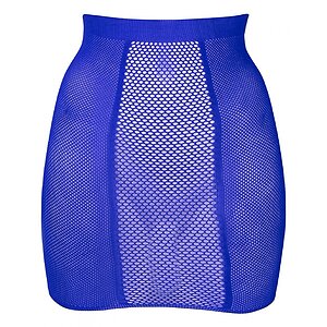 Fusta Le Desir High-Waist Fishnet Albastru S-L