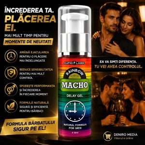 Gel Întârziere Ejaculare Rainbow Macho 50ml