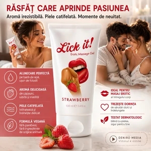 Gel Lick it! Strawberry 50 ml