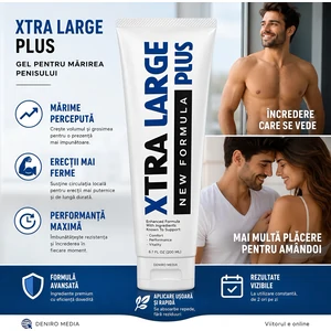 Gel Mărire Penis Xtra Large Plus 200ml