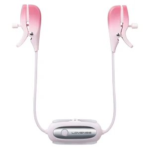 Gemini App-Controlled Vibrating Nipple Clamps Roz pe Denysa.ro