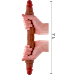 Get Real – Dublu Dong 40 cm, Silicon Realist