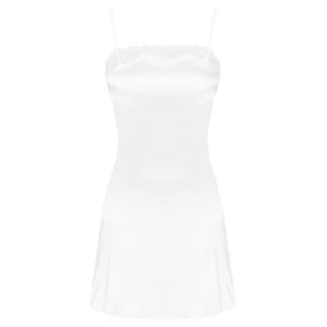 Halat Cu Chemise LivCo Jacqueline Alb S-M