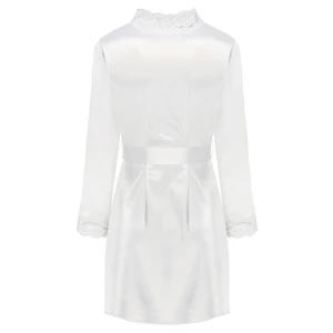 Halat Cu Chemise LivCo Jacqueline Alb S-M