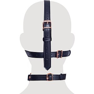 Hamul Bad Kitty cu Bilă Orală Diametru 4 cm Negru