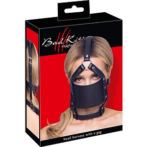 Hamul Bad Kitty cu Bilă Orală Diametru 4 cm Negru