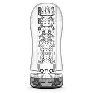 Hero Clear Blast – Stroker cu Vid, Transparent, 18 cm