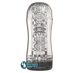 Hero Clear Blast – Stroker cu Vid, Transparent, 18 cm pe Denysa.ro
