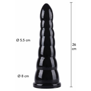 Hidden Desire Anal Cone XL 26 cm Negru – Plug XXL