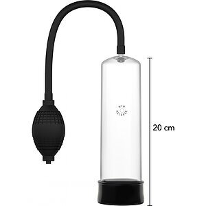 Hidden Desire Rising Star — Pompă Manuală Discretă 18 cm Negru pe Denysa.ro