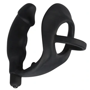 Inel Cu Anal Plug Black Velvets Negru pe Denysa.ro