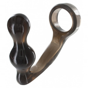 Inel De Penis Cu Dop Anal Negru Inel De Penis Cu Dop Anal Negru pe Denysa.ro