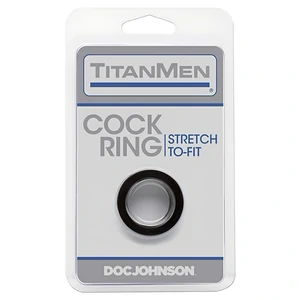 Inel Doc Johnson Titanmen Negru