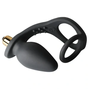 Inel Dublu Cu Vibrator Anal Ro-Zen Negru Inel Dublu Cu Vibrator Anal Ro-Zen Negru pe Denysa.ro