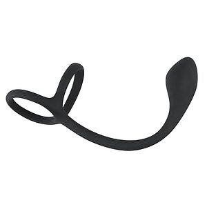 Inel Penis Black Velvets 3 În 1 Negru pe Denysa.ro