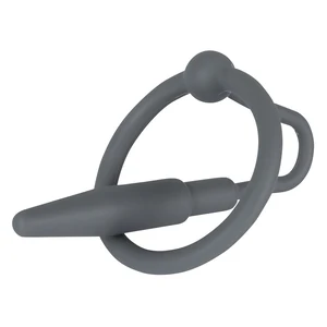 Inel Penis Cu Plug Gri