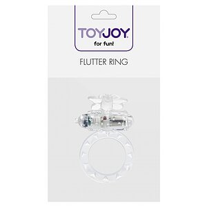 Inel Penis Cu Vibrații Flutter-Ring Transparent