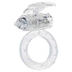 Inel Penis Cu Vibratii Flutter-Ring Transparent