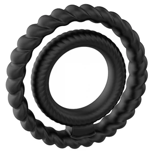 Inel Penis Dorcel Dual Ring Negru pe Denysa.ro