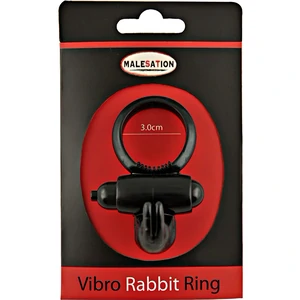 Inel Penis Malesation Vibro-Rabbit-Ring Negru