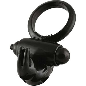 Inel Penis Malesation Vibro-Rabbit-Ring Negru